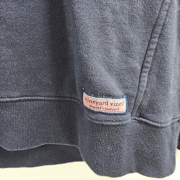 Vineyard Vines Sweater Mens Small Blue Pullover Quarter Zip Jumper Sweatshirt - Picture 9 of 9